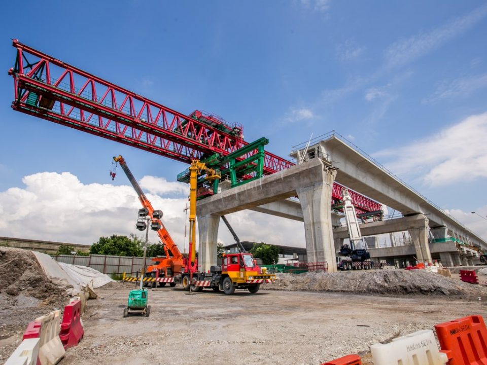 Pelancaran Galang Kekotak Bersegmen sedang berjalan di tapak Stesen MRT Putrajaya Sentral.