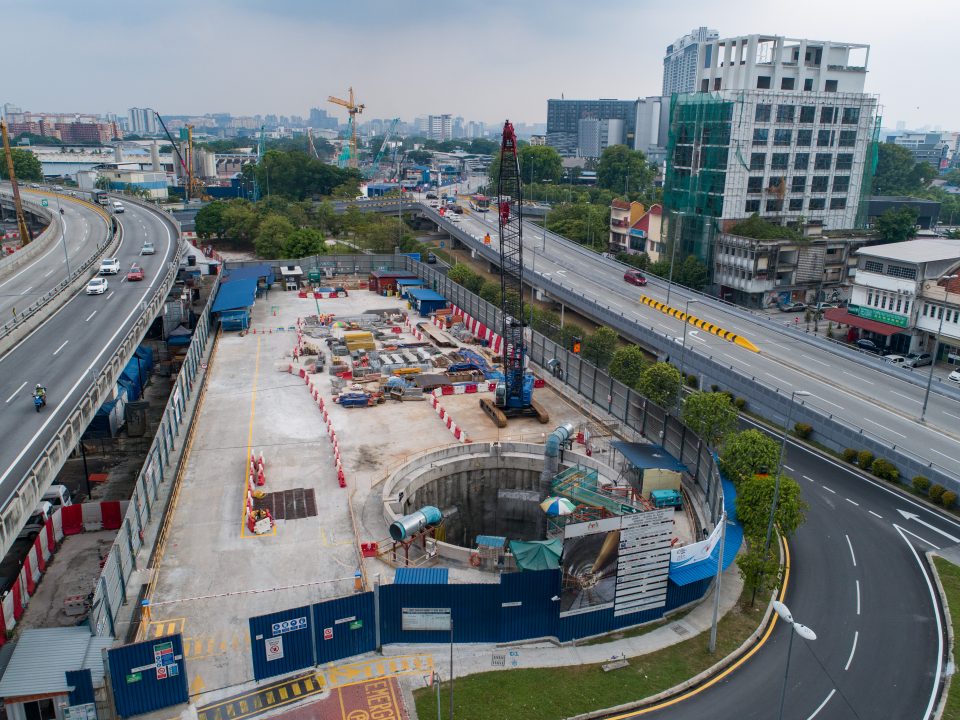 Pandangan udara tapak Syaf Kecemasan 3.