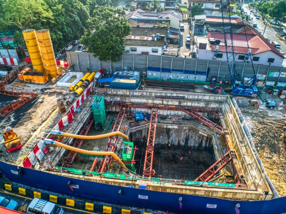 Pandangan udara tapak Syaf Kecemasan 1.