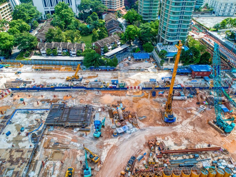Susunatur keseluruhan tapak Stesen MRT Persiaran KLCC.