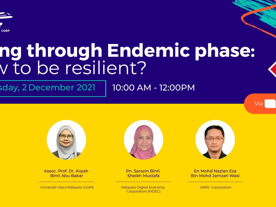WEBINAR PENGURUSAN RISIKO 2021: Webinar Pengurusan Risiko MRT Corp 2021 bertujuan untuk menggalakkan budaya kesedaran risiko di dalam organisasi dan memupuk pembelajaran daripada pakar-pakar risiko berpengalaman daripada pelbagai industri.
