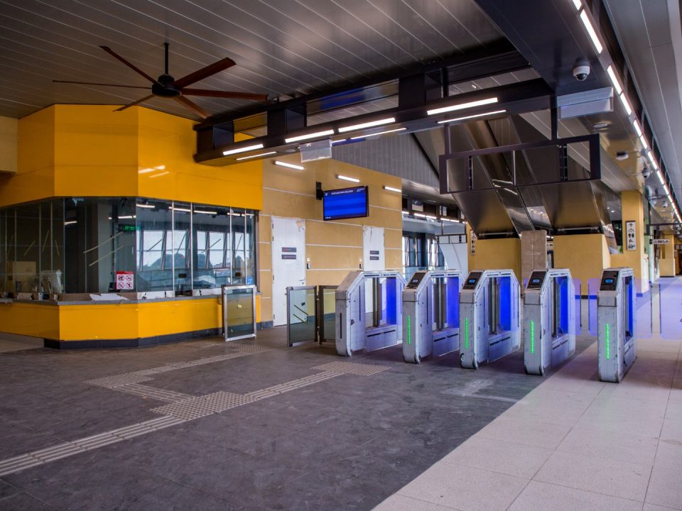 Pengujian sistem Kutipan Tambang Automatik sedang dijalankan di Stesen MRT Serdang Raya Selatan.
