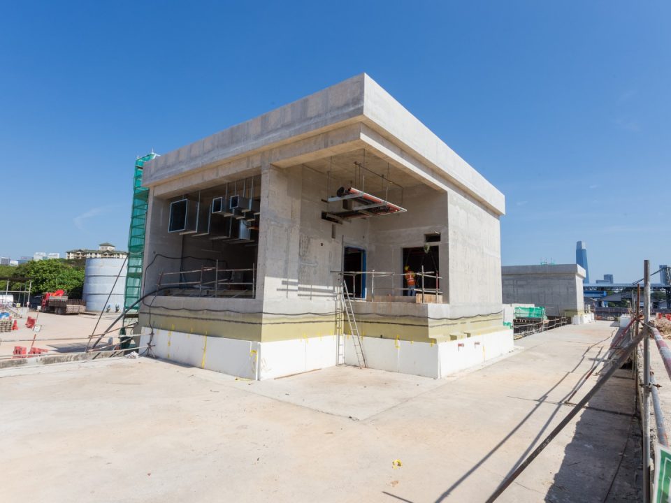 Kerja-kerja mekanikal dan elektrikal sedang dijalankan di Pintu Masuk A Stesen MRT Bandar Malaysia Utara