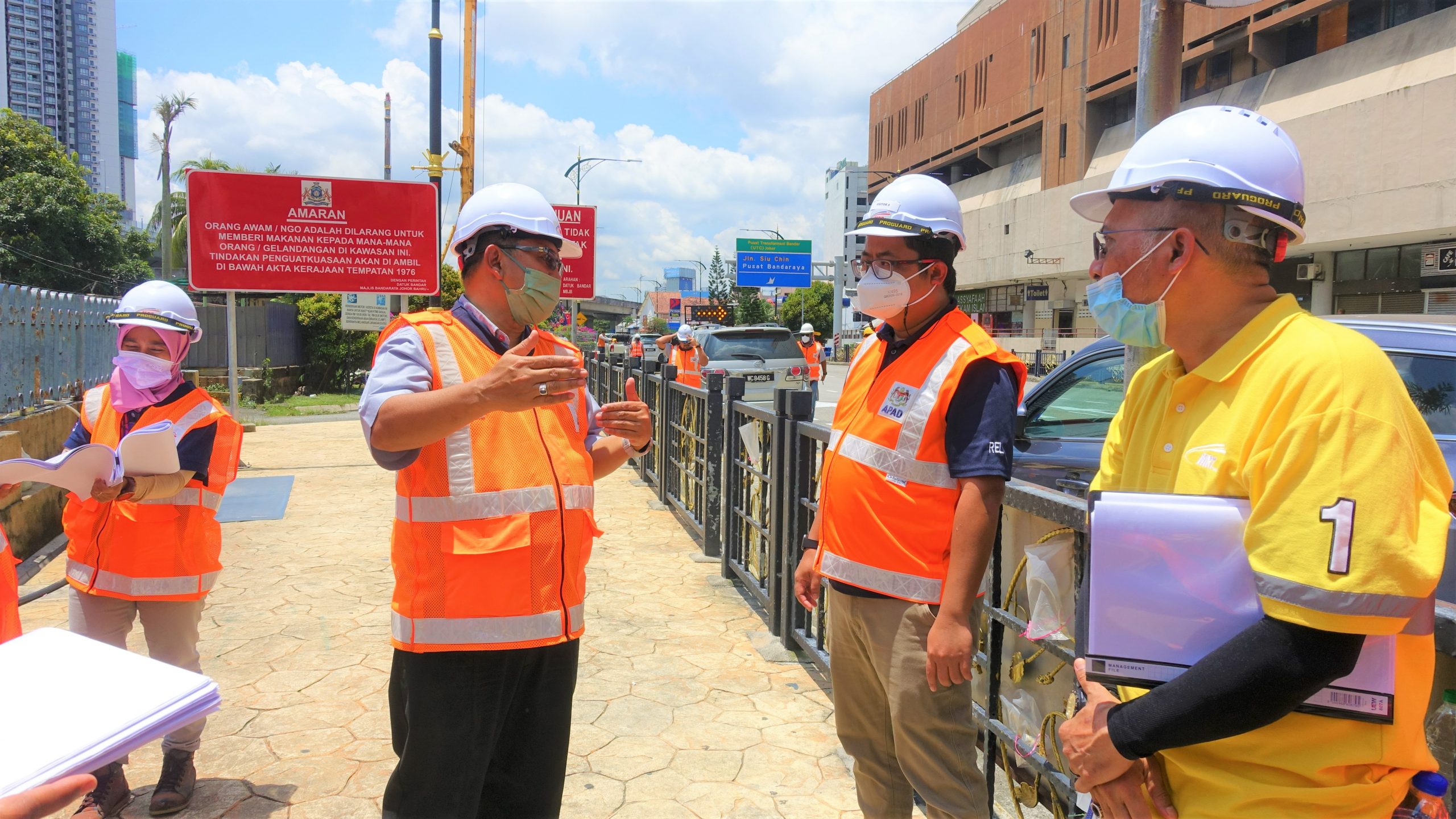 LAWATAN DARI KEMENTERIAN PENGANGKUTAN DAN APAD KE PROJEK RTS LINK - MRT ...