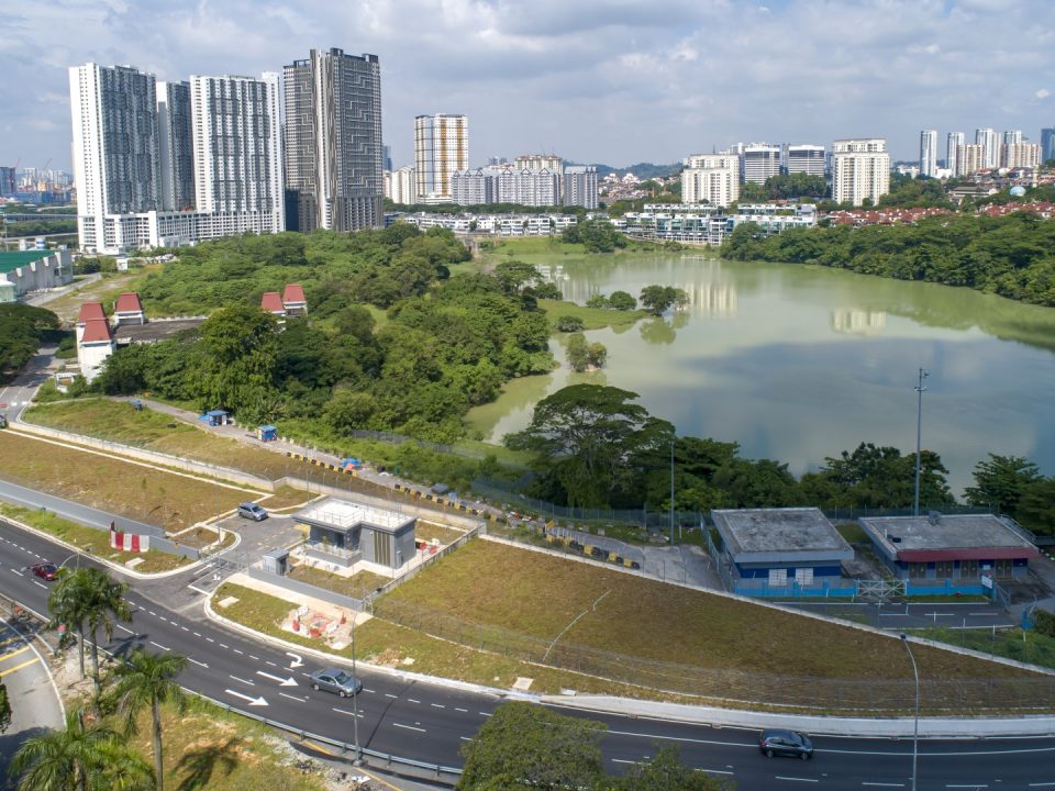 Pandangan udara Portal Selatan.
