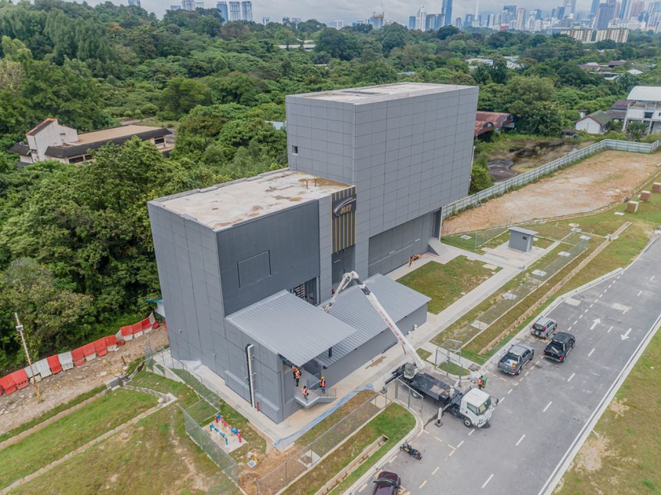Overview of the Bandar Malaysia Selatan MRT Station Entrance A.